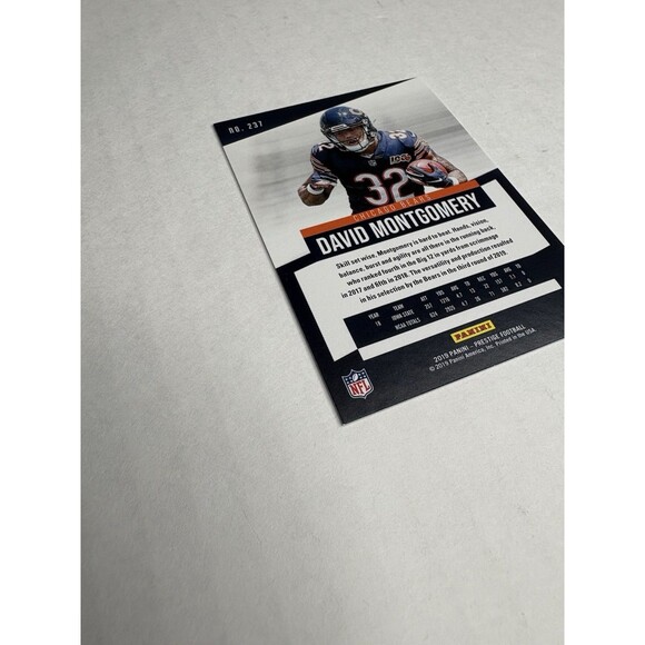 2019 Panini Prestige David Montgomery Rookie Card RC #237 Chicago Bears Lions - Picture 5 of 6